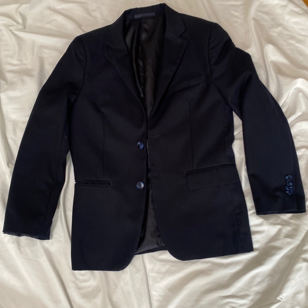 Isaac mizrahi suit size 16 pre owned navy